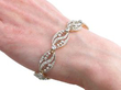Art Nouveau Diamond Bracelet on wrist
