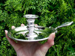 Victorian Silver Chamber Candlestick outside