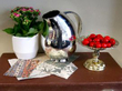 Silver Jug and tazza
