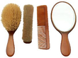 brushes and mirror