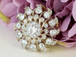 Antique Old European Cut Diamond brooch