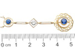 Edwardian Sapphire Pendant Necklace in Gold size