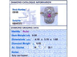 1920s Ruby and Diamond Dress Ring grading card