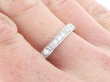 French Diamond Eternity Band on hand