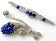 sapphire brooches