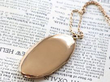 plain gold locket