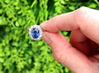 2.5 Carat Sapphire Engagement Ring Natural Light