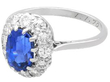 Vintage 2.5 Carat Sapphire Engagement Ring