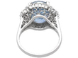 Reverse of Setting for 10 Carat Blue Sapphire Ring