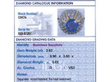 Sapphire and Diamond Grading Card