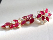 Ruby and Diamond Chandelier Earring
