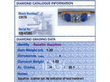 Sapphire and Diamond Five Stone Ring IDGL Report