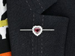 Styling Vintage Ruby Brooch with Diamonds