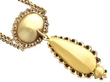 Large Amethyst Yellow Gold Pendant reverse