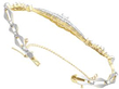 Edwardian Diamond Set Panel Bracelet open
