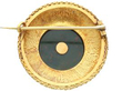 Antique Bloodstone Brooch in Yellow Gold reverse