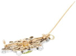 Victorian Peridot and Diamond Brooch open