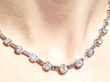 wearing an Art Deco Diamond Necklace