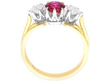 Vintage Ruby and Diamond Ring