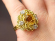 Oval Citrine Ring in 18ct Yellow Gold