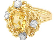 Gold Citrine Ring