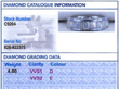 diamond eternity ring grading card
