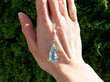 Pear Cut Aquamarine Drop Pendant