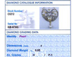 grading report cart pearl and diamond heart pendant