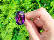 Cushion Cut Amethyst Ring Outside