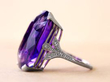 Lifestyle Cushion Cut Amethyst Ring