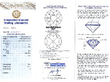 Diamond Brooch certificate