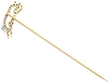 gold pin on pig brooch