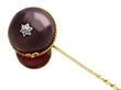 Victorian Garnet Cap Pin