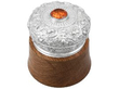 Silver Humidor Cigar Box Overhead