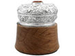 Silver Humidor Cigar Box Side View