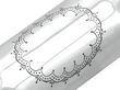 Novelty Sterling Silver Thread Holder detail