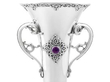 Lindisfarne Silver Vase detail