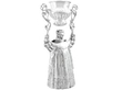 Victorian Silver Wager Cup back