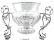 Victorian Silver Wager Cup top