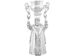 Victorian Silver Wager Cup size