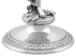 Victorian Silver Candle Holders Foot