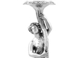 Victorian Silver Candle Holders Column