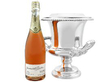 Victorian Wine Cooler with Champagne Bottle