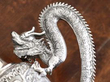 19th Century Chinese Silver Vase detail