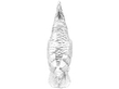 Victorian Novelty Silver Cockatoo Pepperette back