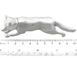 Sterling Silver Fox Pepper with Ruler