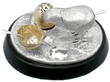 Victorian sterling Silver chick Condiment Set