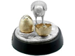 antique Silver Bird Condiment Set