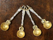 antique Sterling Silver Salt Spoons