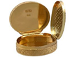 18k Gold Vinaigrette Box Grille Open